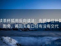 读茶杯狐用反向读法：先把单位补到图旁，再回头看口径有没有交代
